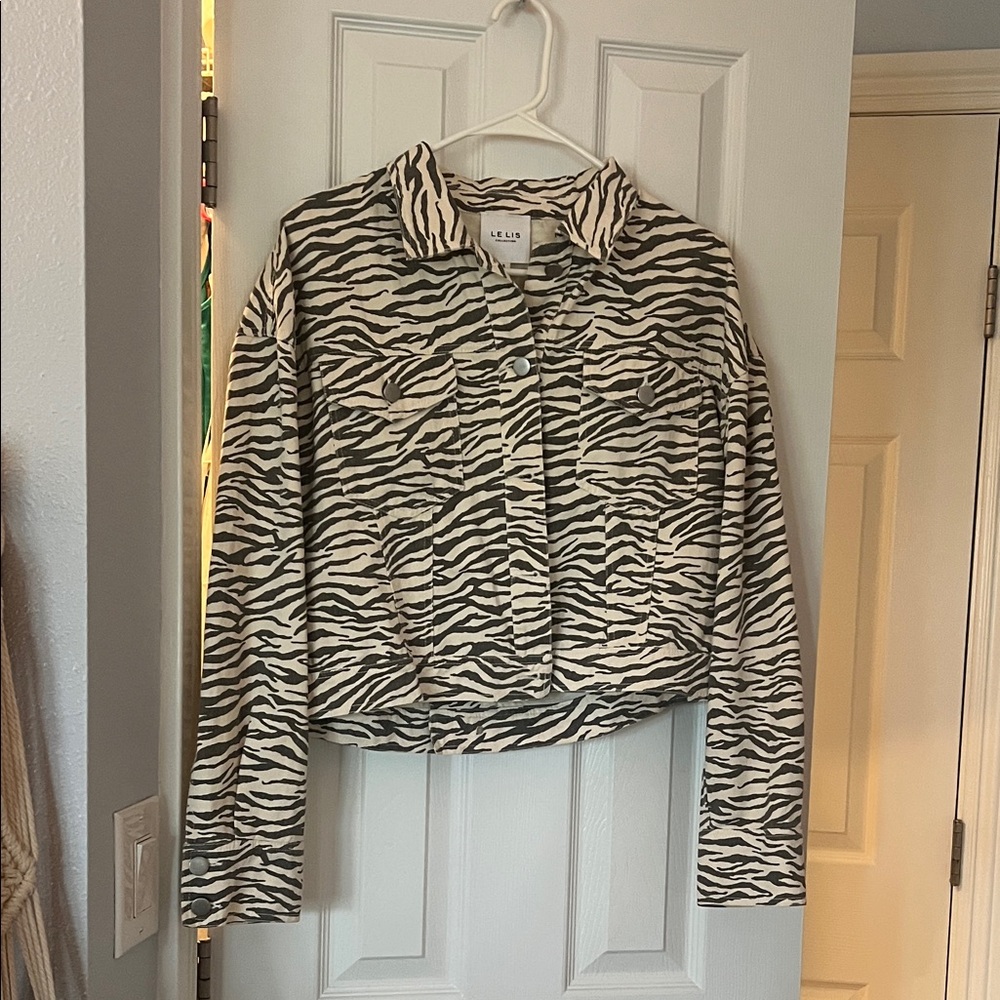 Women's Zebra Print Jacket